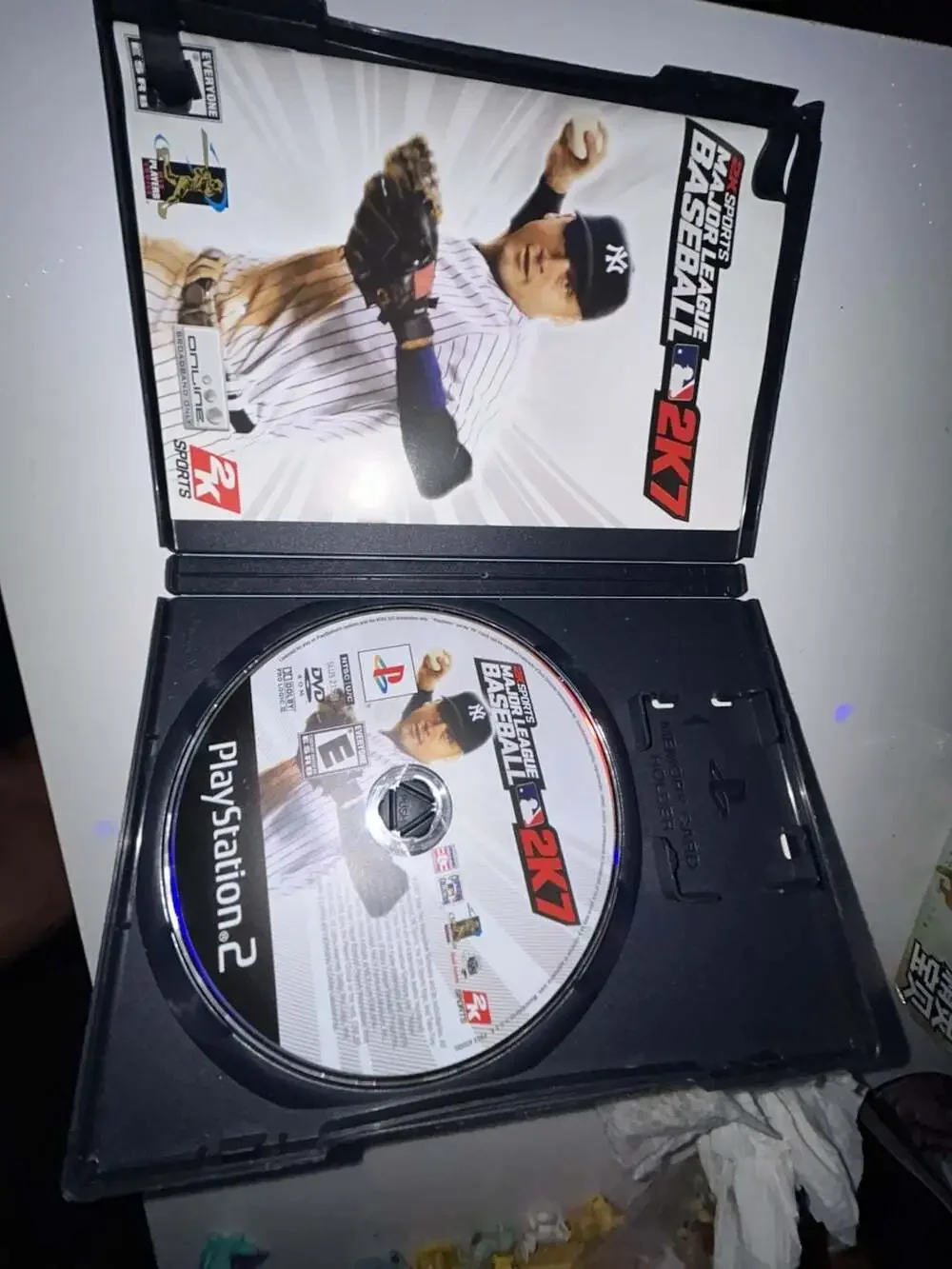 Major League Baseball 2K7 PS2 PlayStation 2 - Game & Case No Manual 710425371240